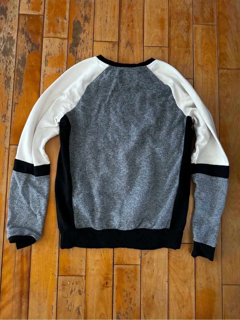 Roots Canada Colourblock Raglan Crewneck Sweatshirt Sweater Heritage Rustic - Picture 4 of 4
